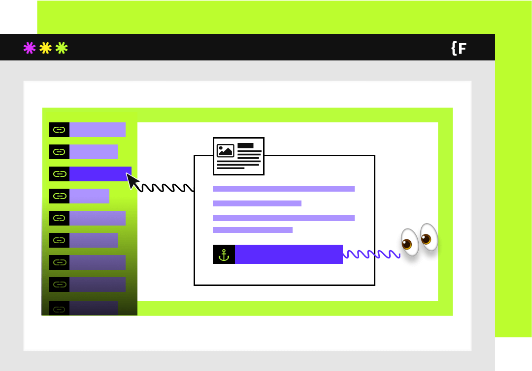 Table of Contents for flow